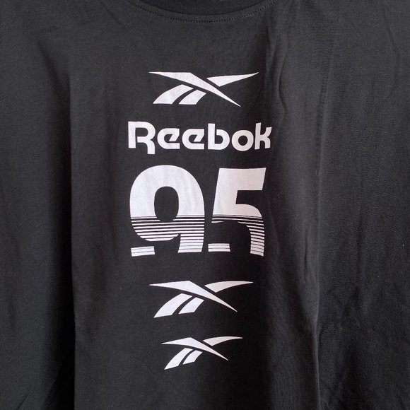 Reebok wor myt rbk graphic t-shirt, Cropped, Short Sleeve, Black, Size XL - Picture 4 of 10